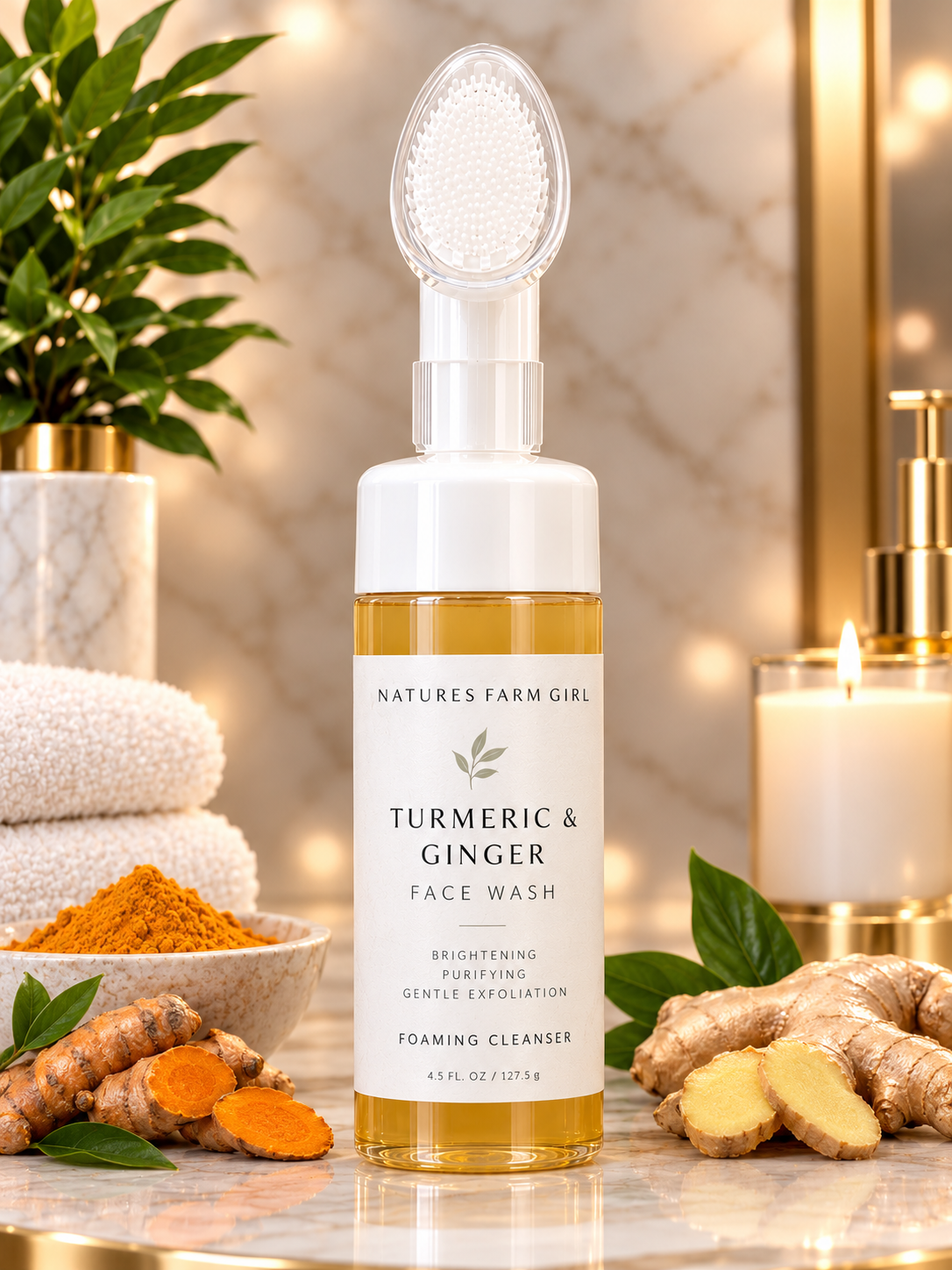 Foaming Turmeric Face Wash
