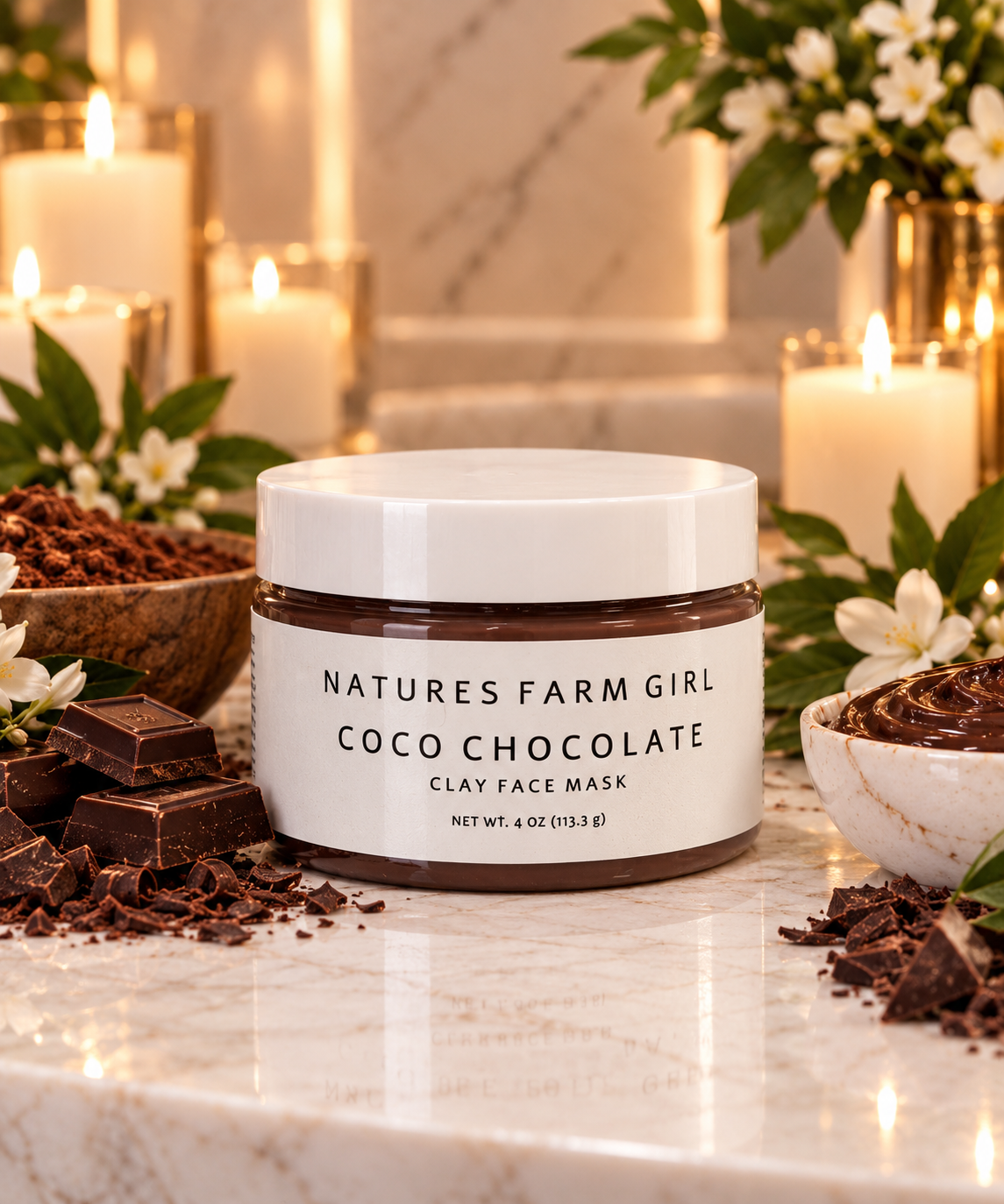 Chocolate Silk Face Mask