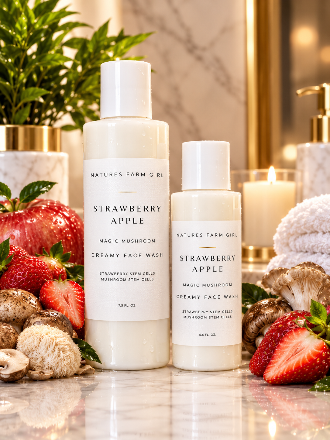 Strawberry and Apple Stem Cell Face Wash