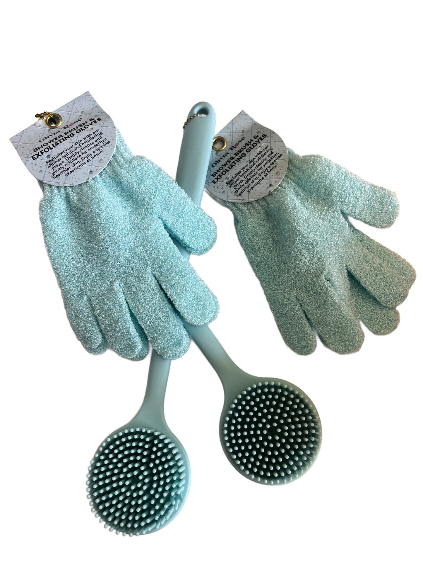 Shower Silicon Brush and Glove