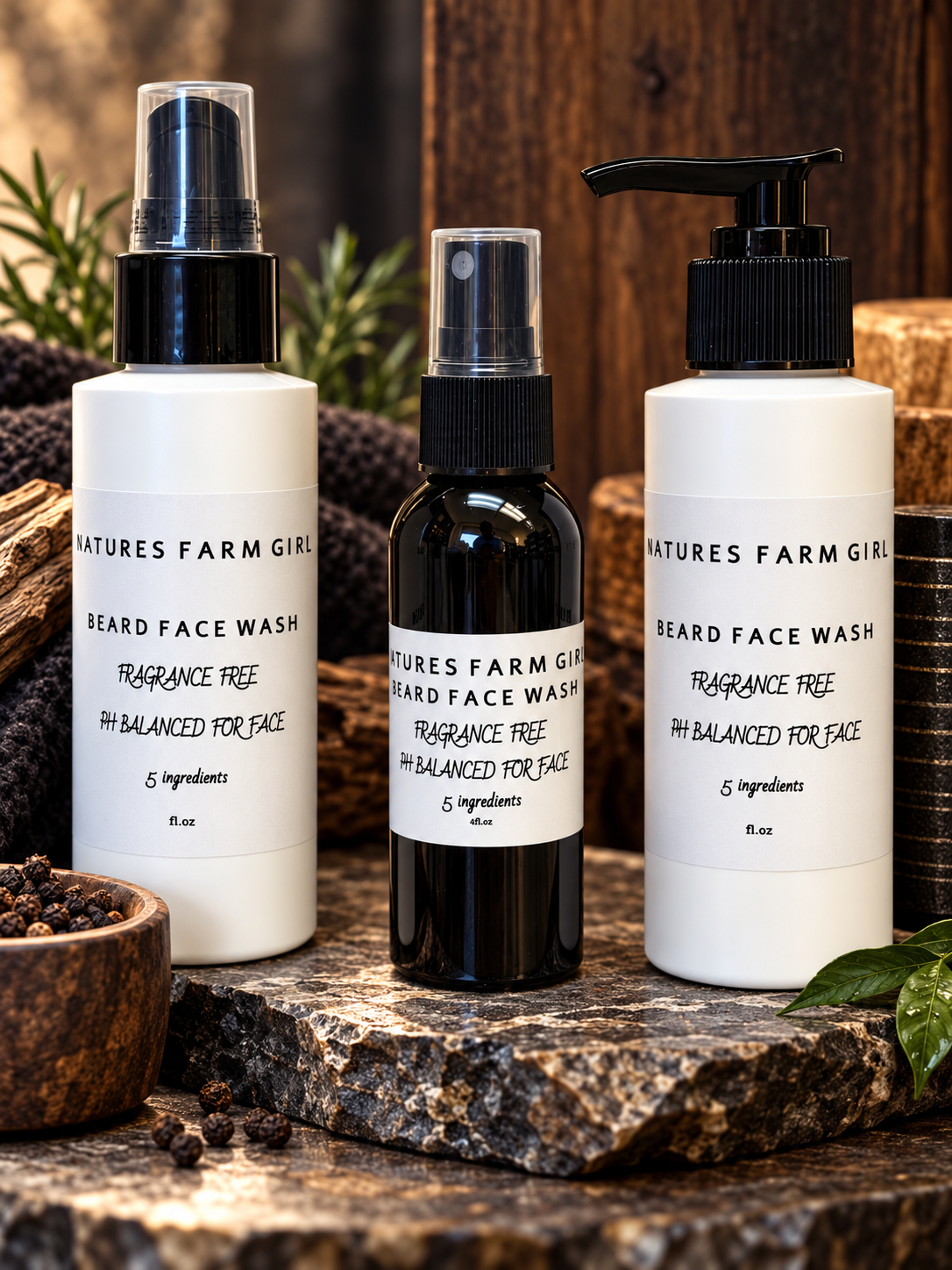 Pre-Shave & Beard Wash & Face Wash