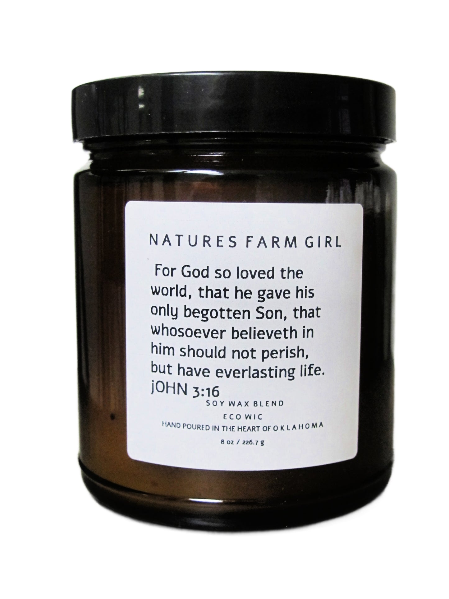 Lords Prayer Men's Candle