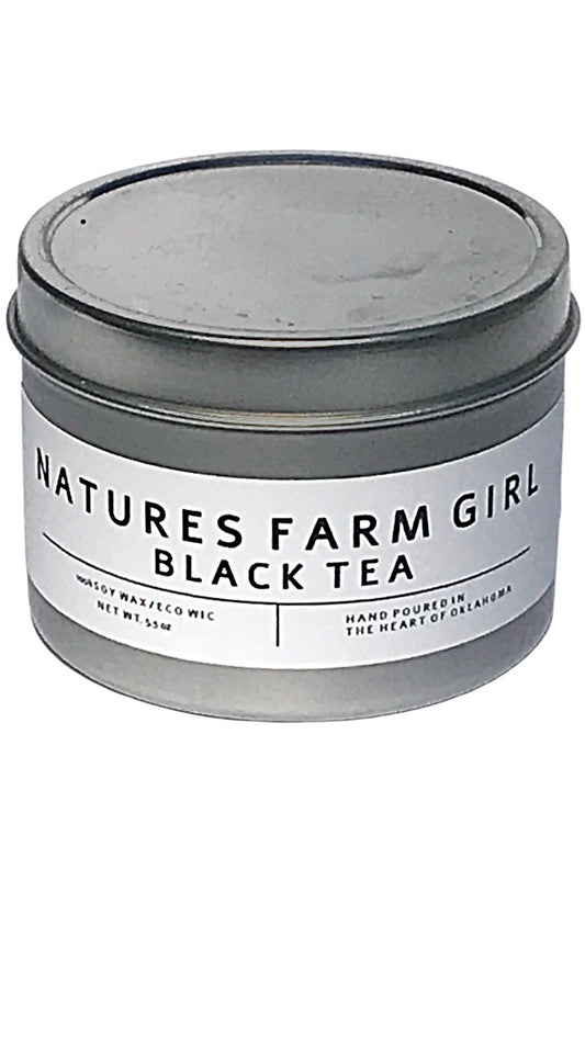 Black Tea Tin Candle