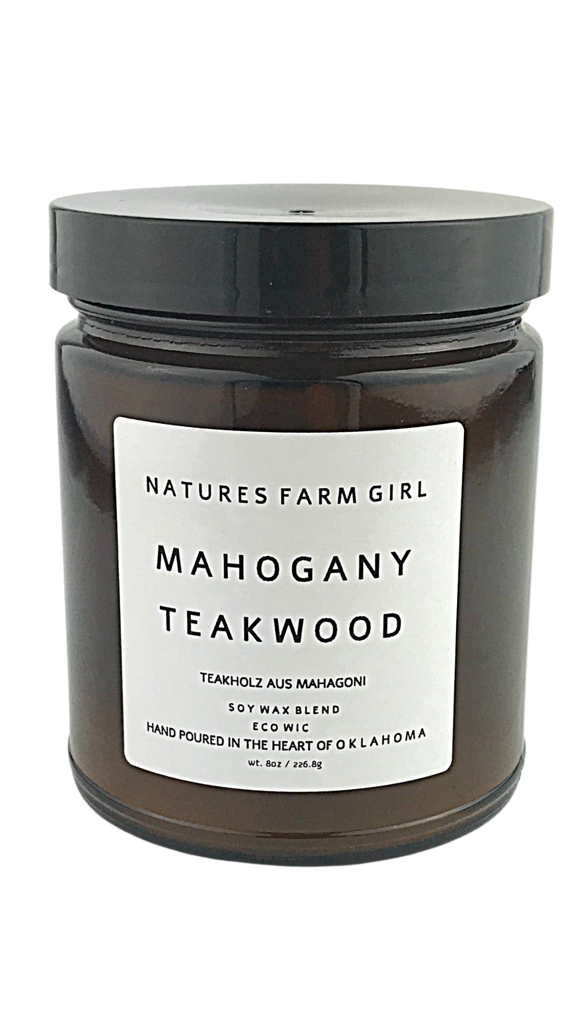 Mahogany Teakwood Men's Candle
