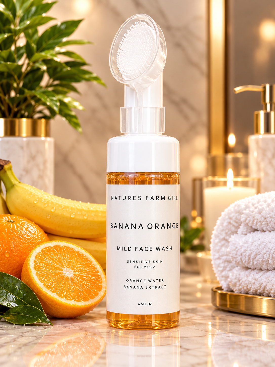 Banana & Orange Foaming Face Wash