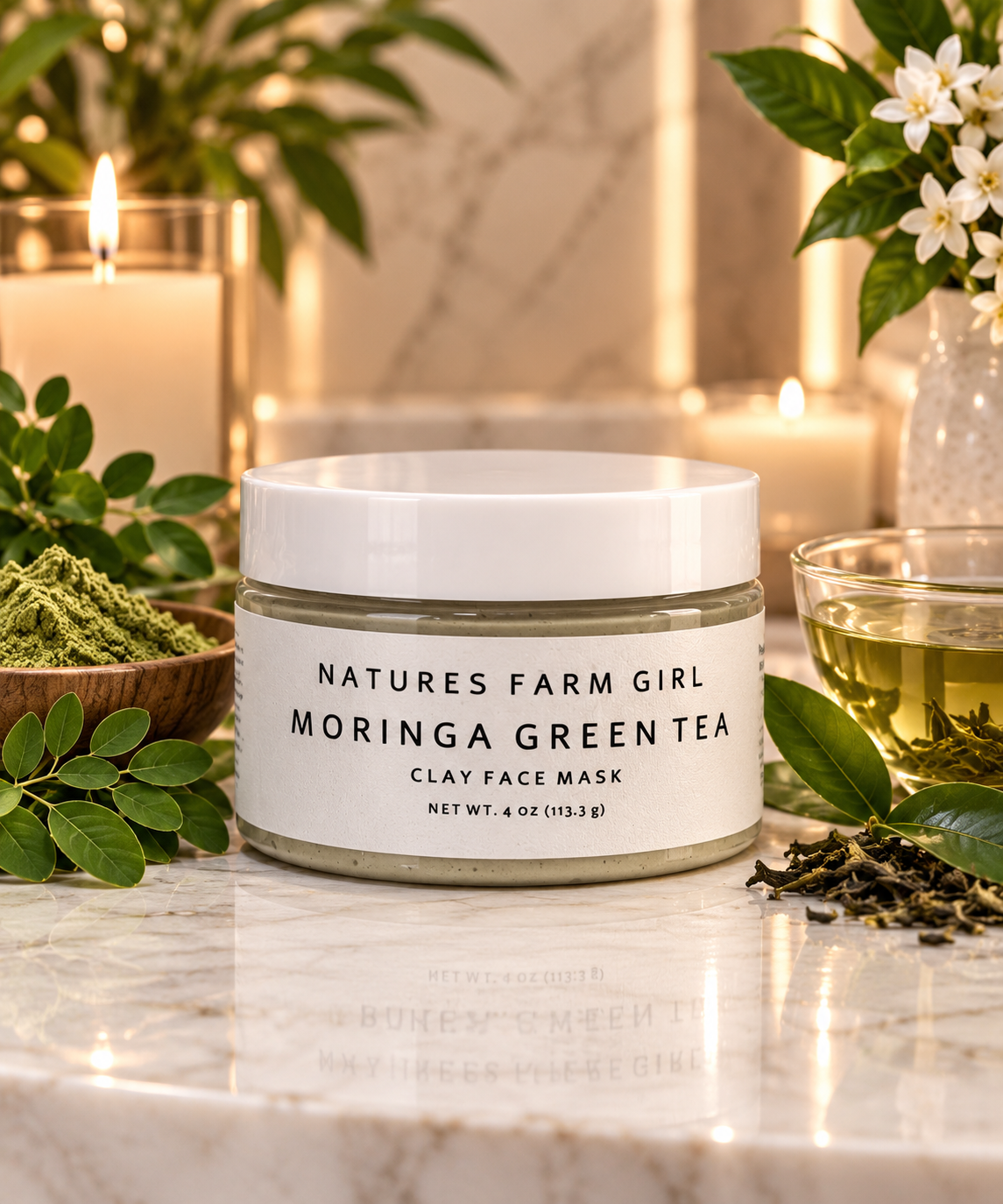 Morninga Green Tea Clay Face Mask