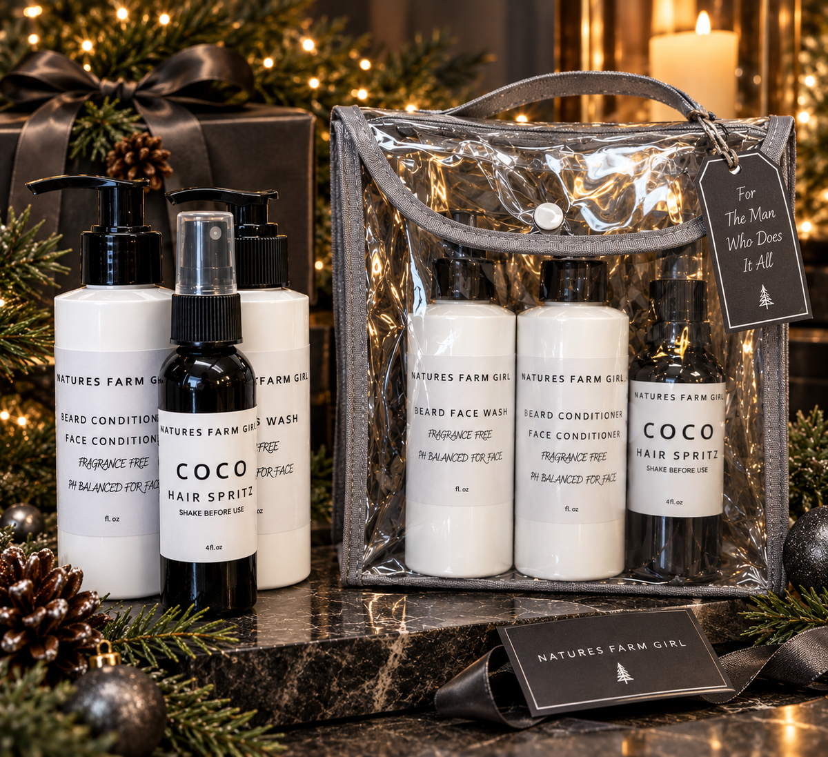 Men's Face & Hair Gift set