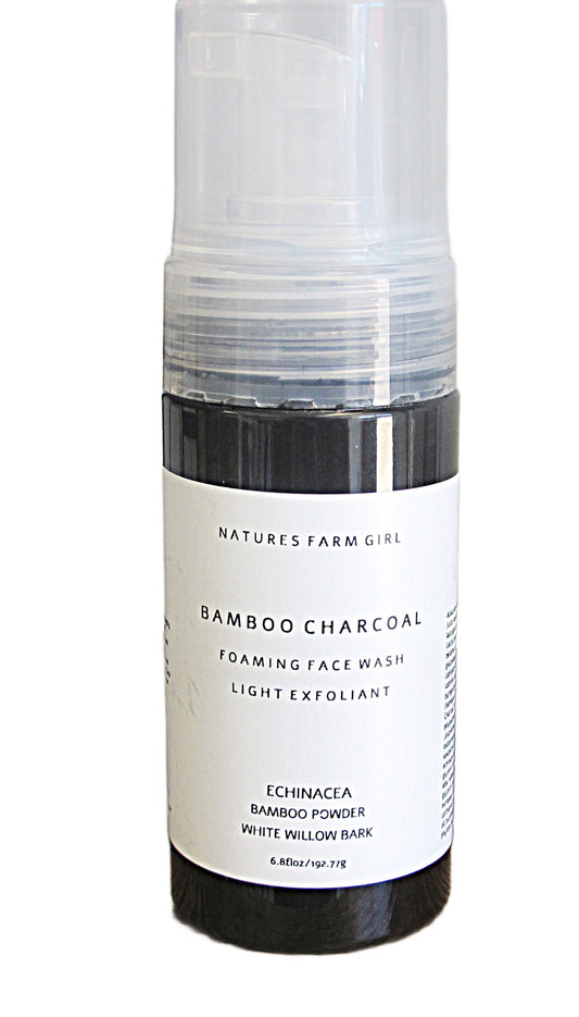 Bamboo Charcoal Foaming Face Wash