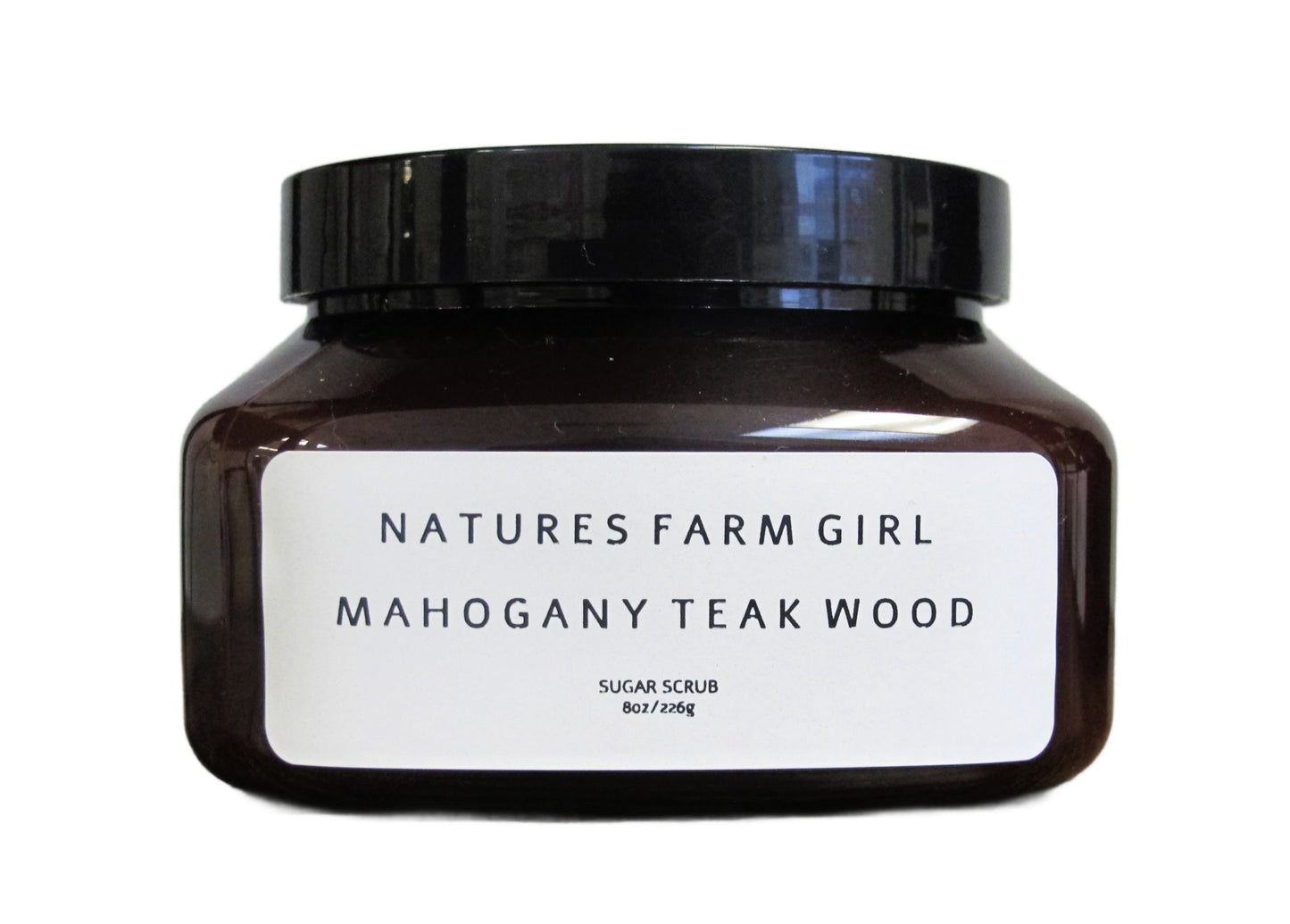 Mahogany Teak Wood mens sugar scrub