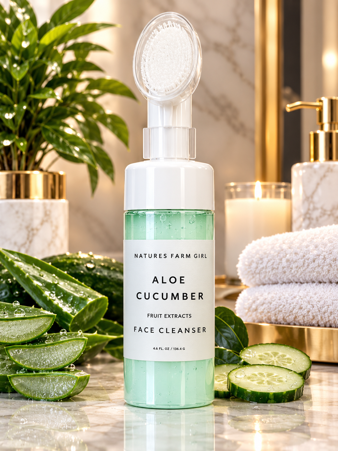 Aloe Cucumber Creamy Gentle Face Wash