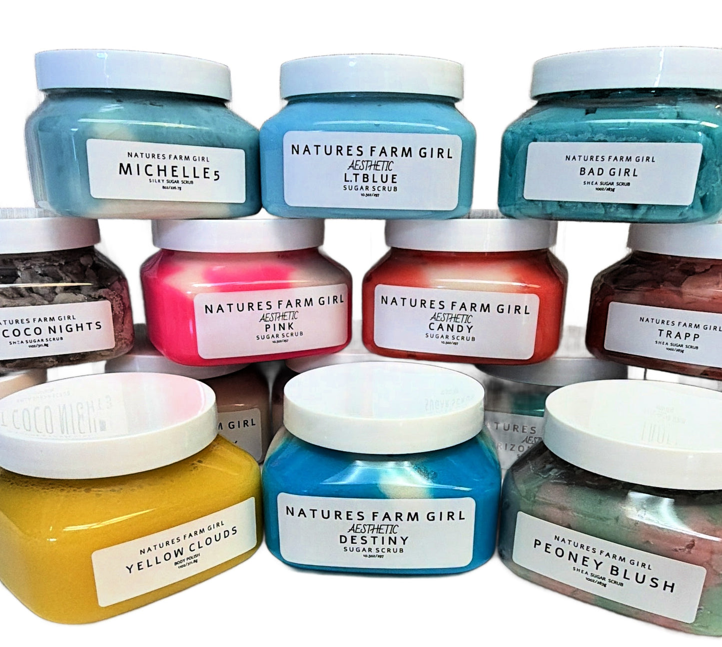 Aesthetic Sugar Scrubs