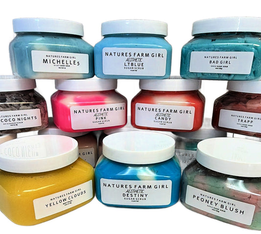 Aesthetic Sugar Scrubs