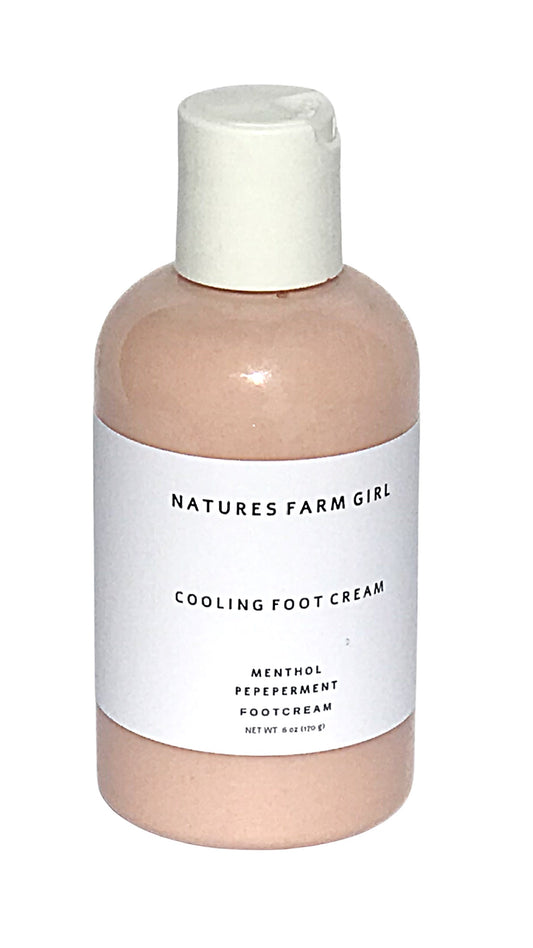 Cooling Peppermint foot lotion