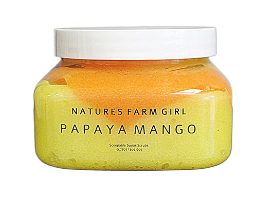 Papaya and Mango Sugar scrub