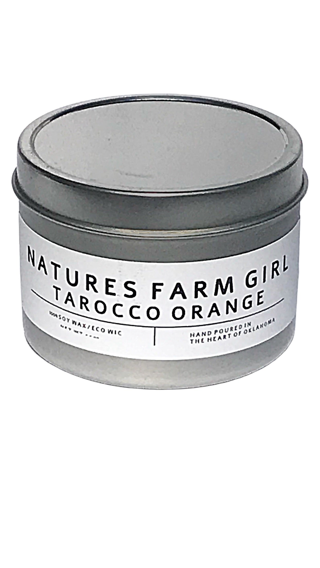 Tarocco Orange Tin Candle