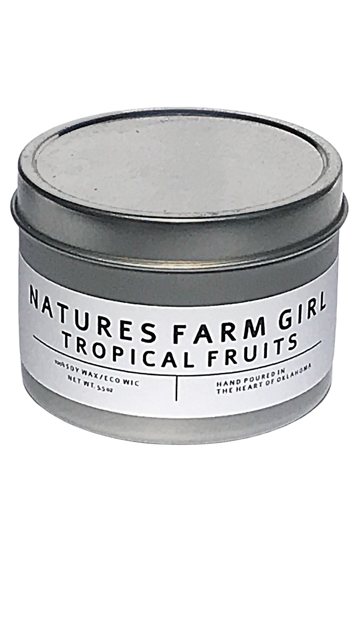 Tropical Fruits Tin Candle